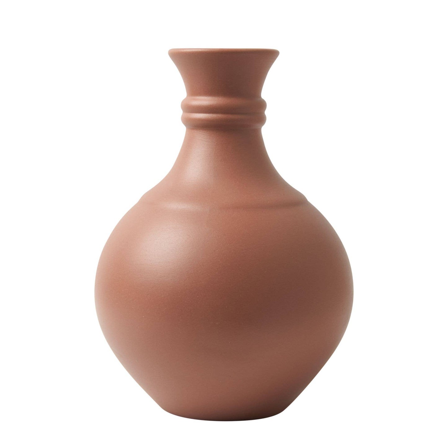Brown Ball Vase