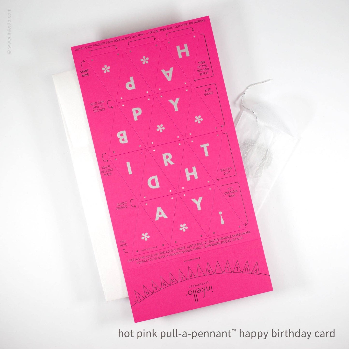 Birthday Pull-A-Pennant™ Greeting Card (#510)