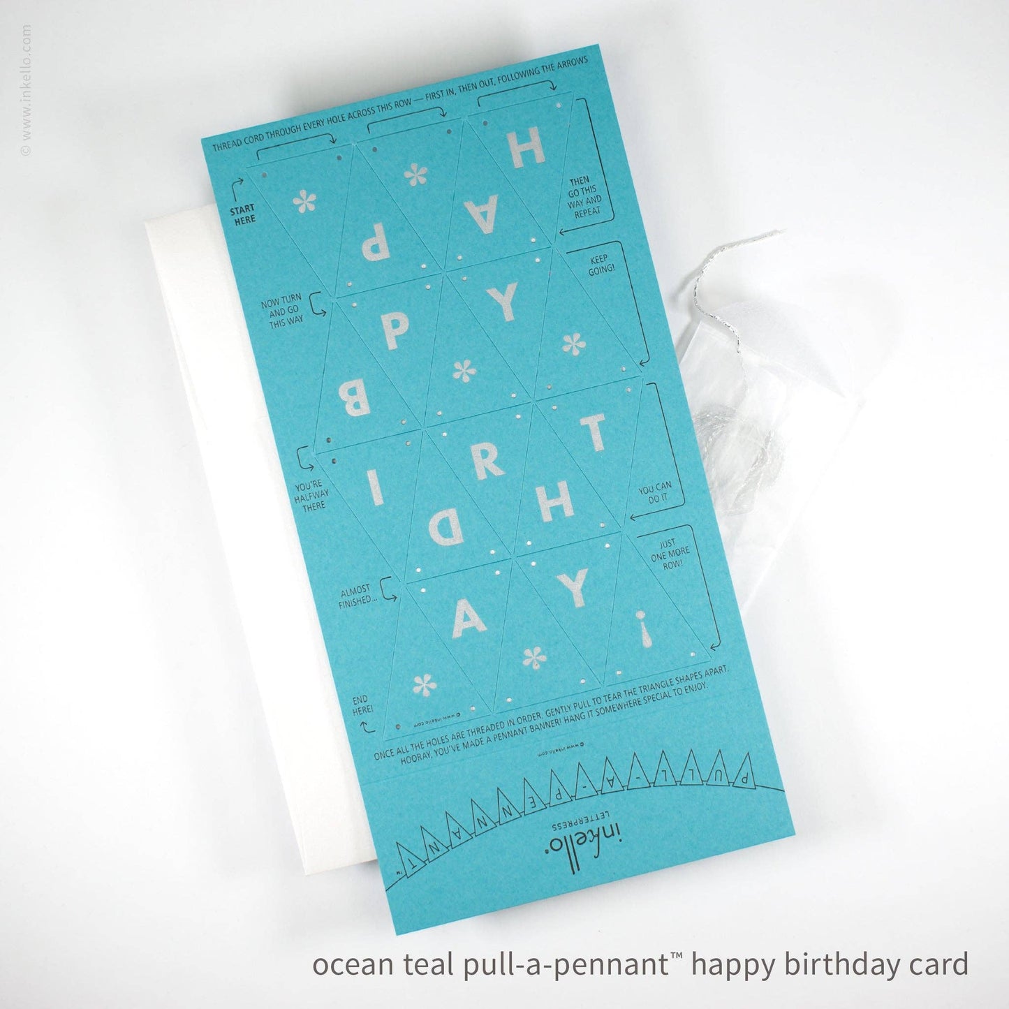 Birthday Pull-A-Pennant™ Greeting Card (#510)