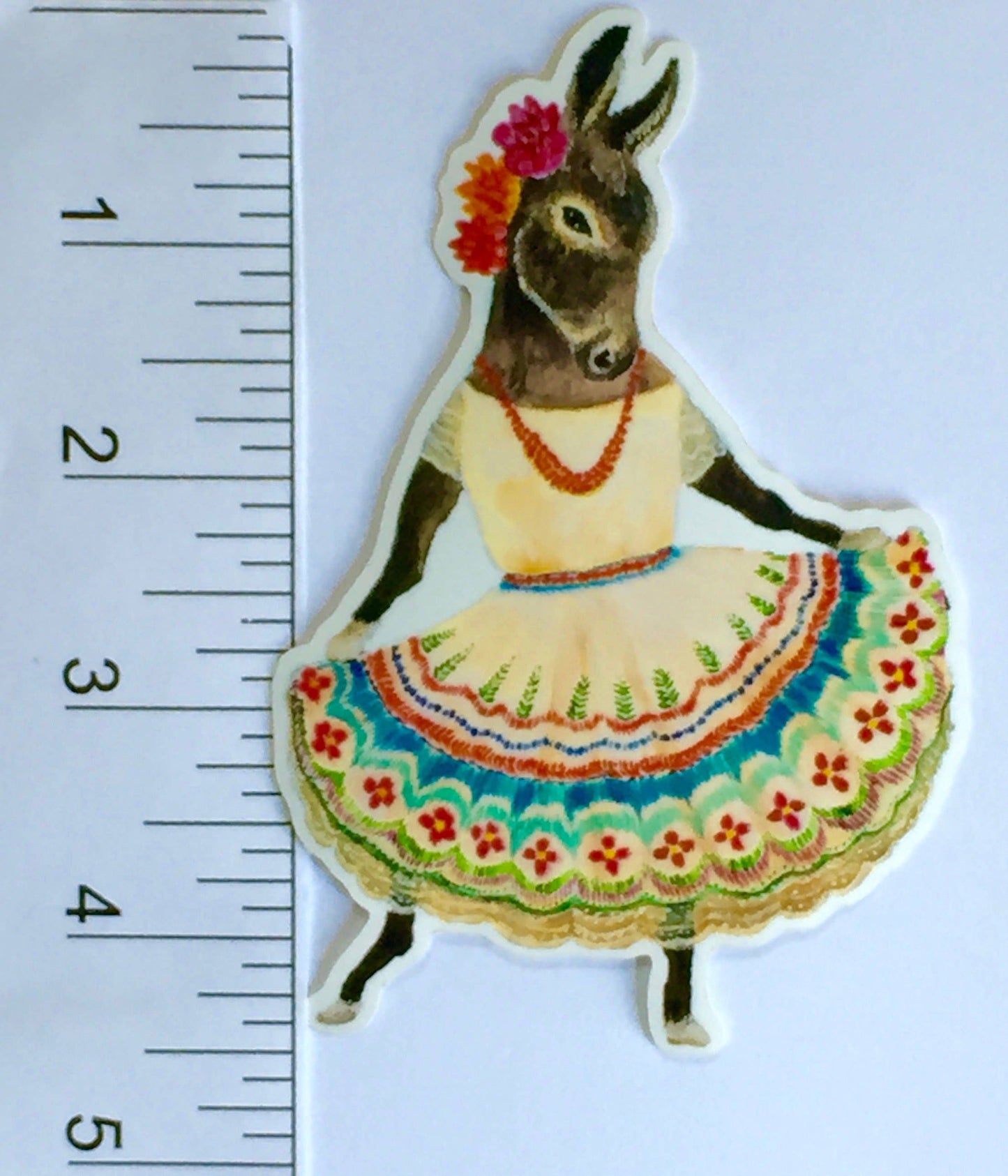 Vinyl Sticker // Dancing Donkey // Die Cut Donkey Sticker