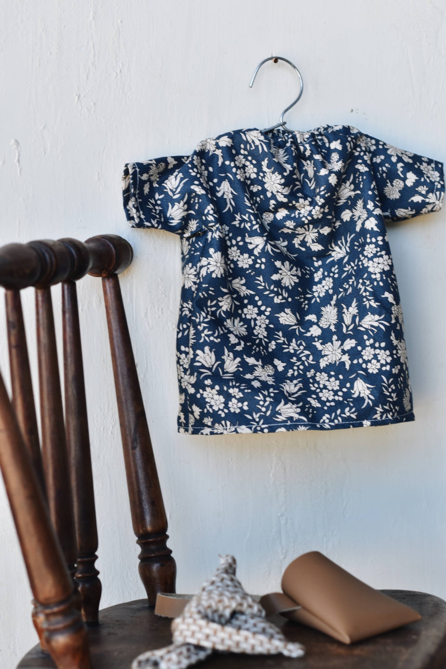 Fern the Frog doll- Liberty woodland dress