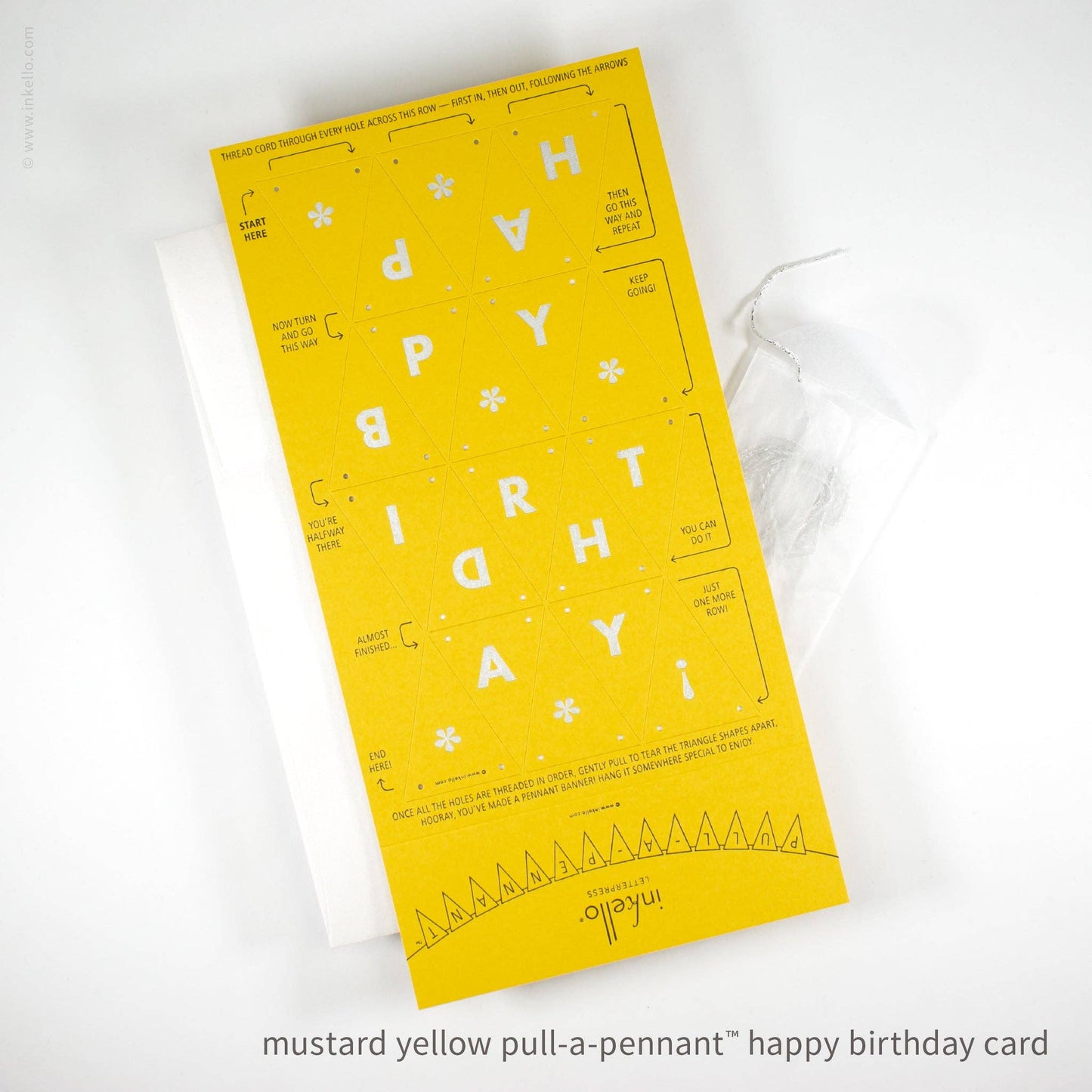 Birthday Pull-A-Pennant™ Greeting Card (#510)