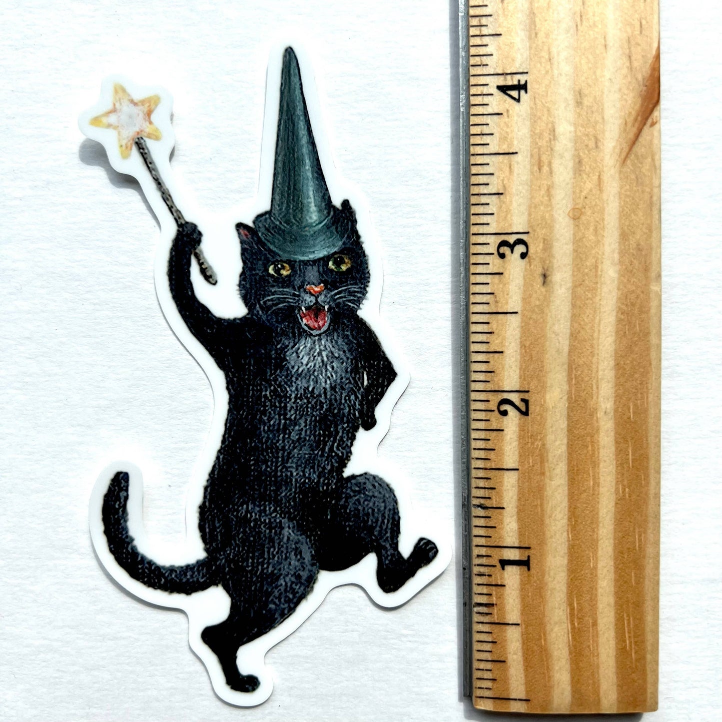Spooky Cat // Die Cut Vinyl Sticker