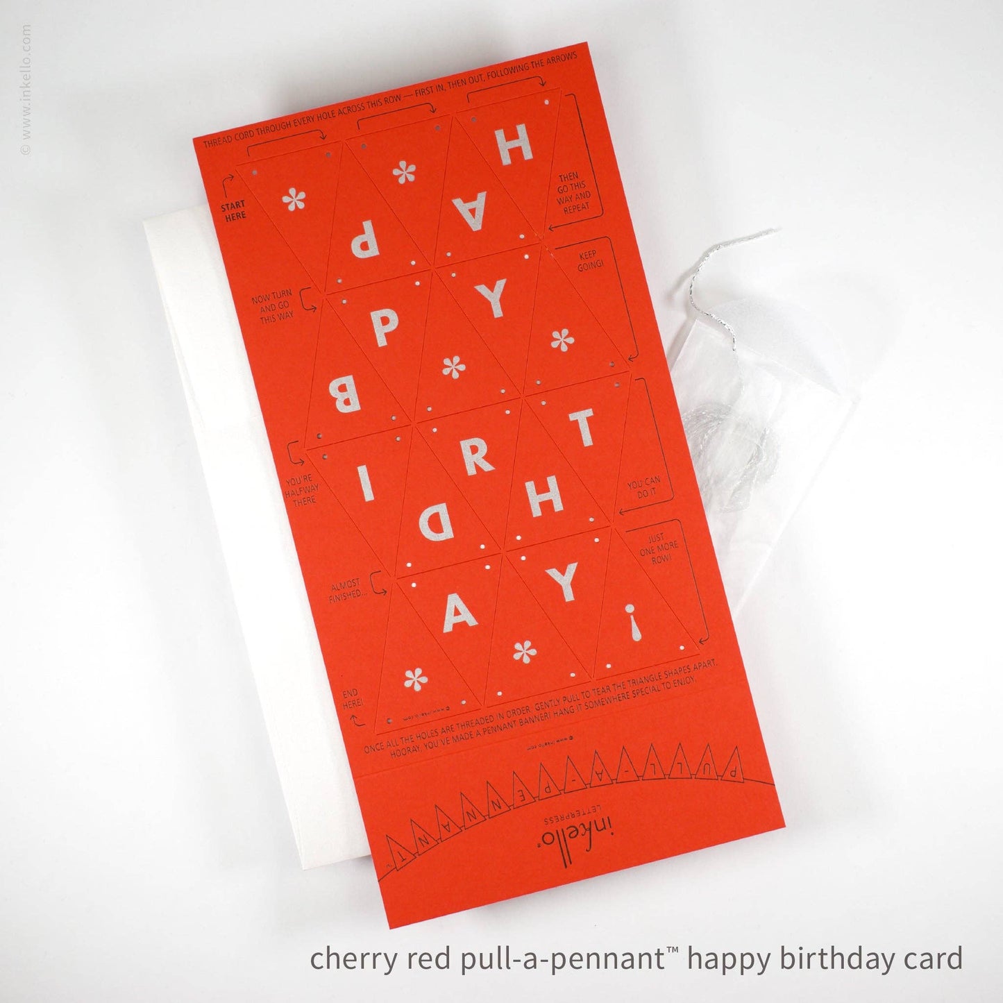 Birthday Pull-A-Pennant™ Greeting Card (#510)