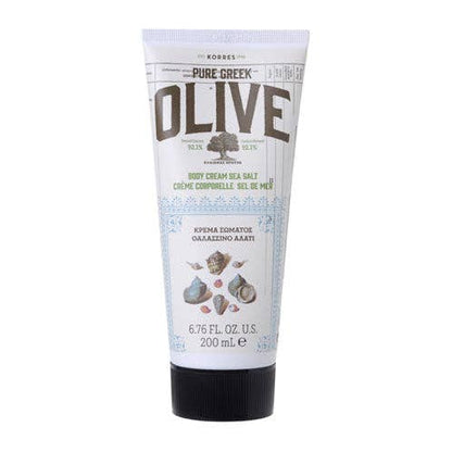 Pure Greek Olive Body Cream: Sea Salt