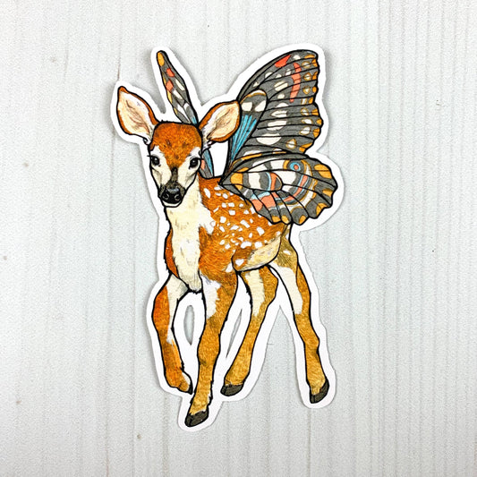 Fairy Fawn Vinyl Sticker