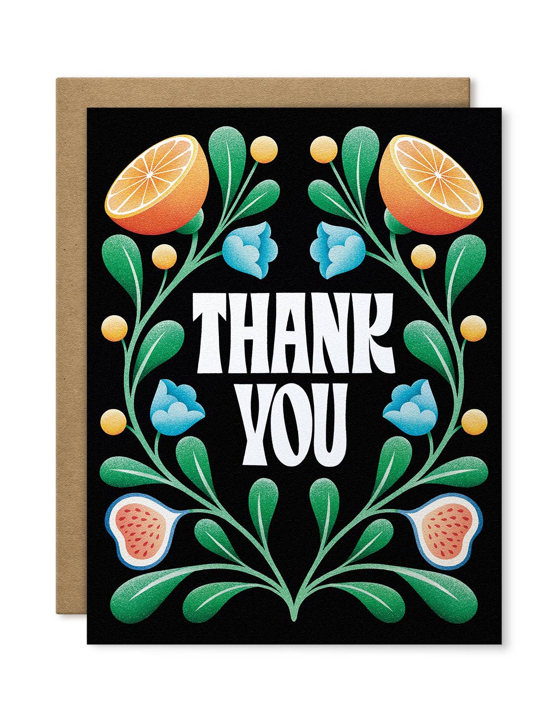 Thank You Oranges and Figs Greeting Card