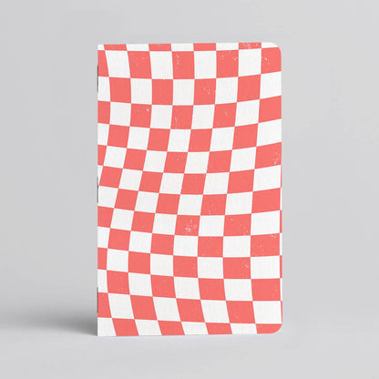 Checkered Dayz Notebook: Multi-colored / Lined / 3.5" x 5.5" 2-pack