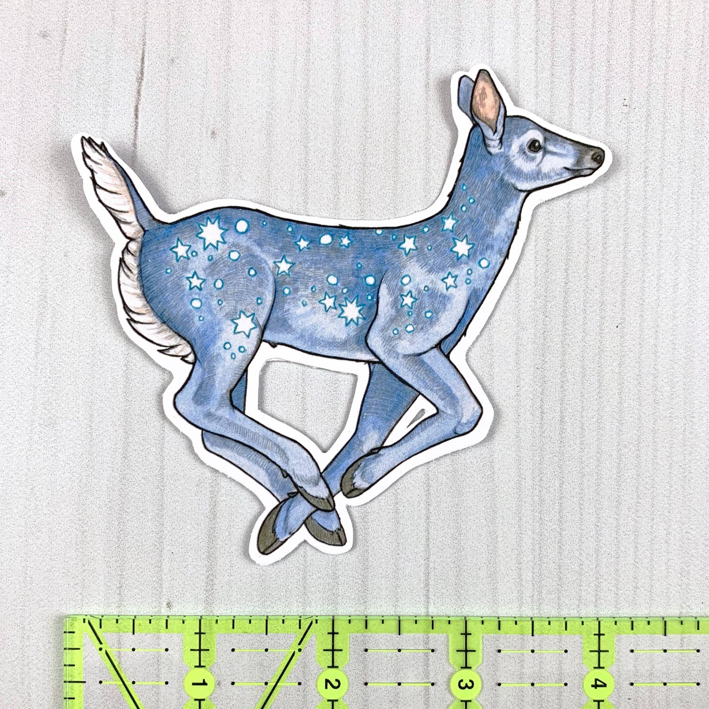 Starry Deer Vinyl Sticker