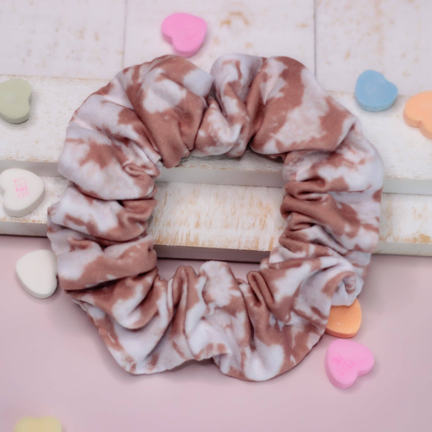 Scrunchie - Camel Tie Dye