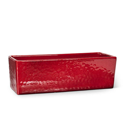 Lg Slim Long Planter-Red-5x13"L-1490