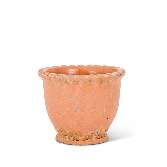 Sm Rd Ruffled Planter-5"H