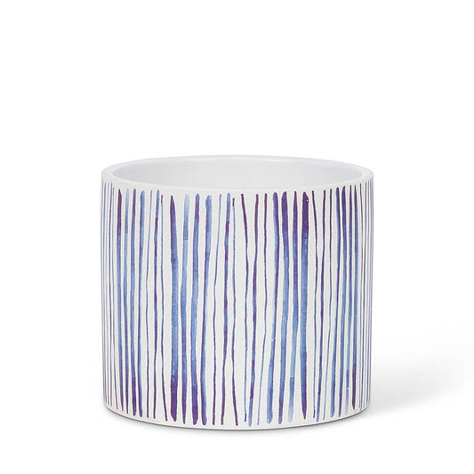 Sm Shibori Line Planter-4.5"D