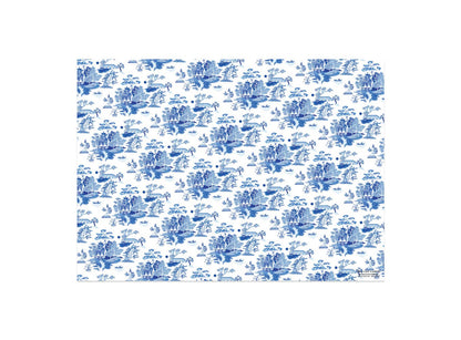 Blue Chinoiserie wrapping paper