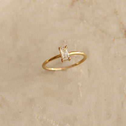 CZ Baguette Ring