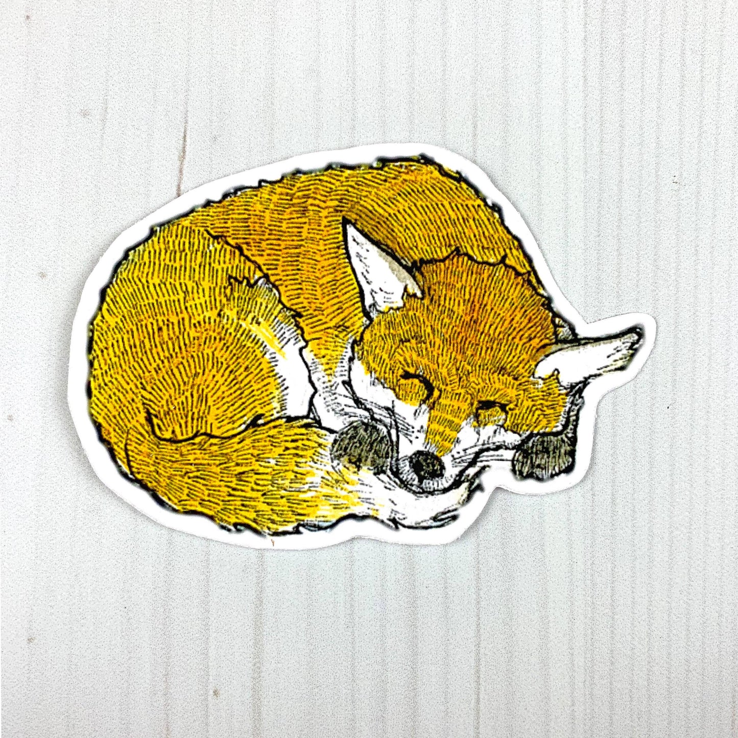 Sleeping Fox Vinyl Sticker