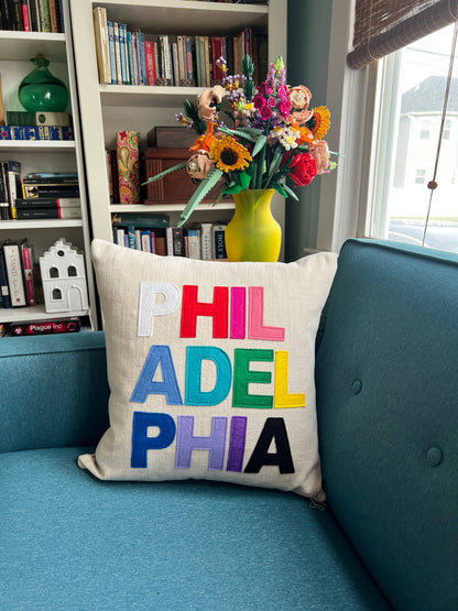 Place Pillow Cover - Customized Place Name: 8 letters / Case + Insert