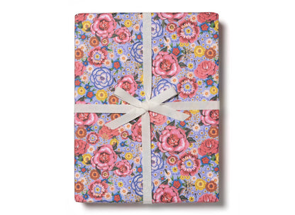 Blue Rose wrapping paper