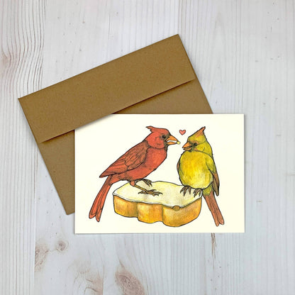 Cardinal Tastycake 5x7" Notecard