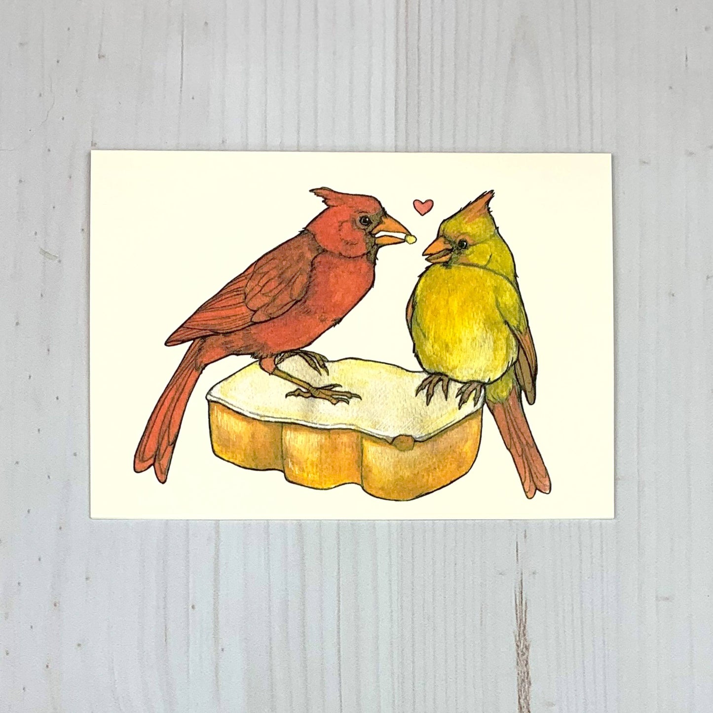 Cardinal Tastycake 5x7" Notecard