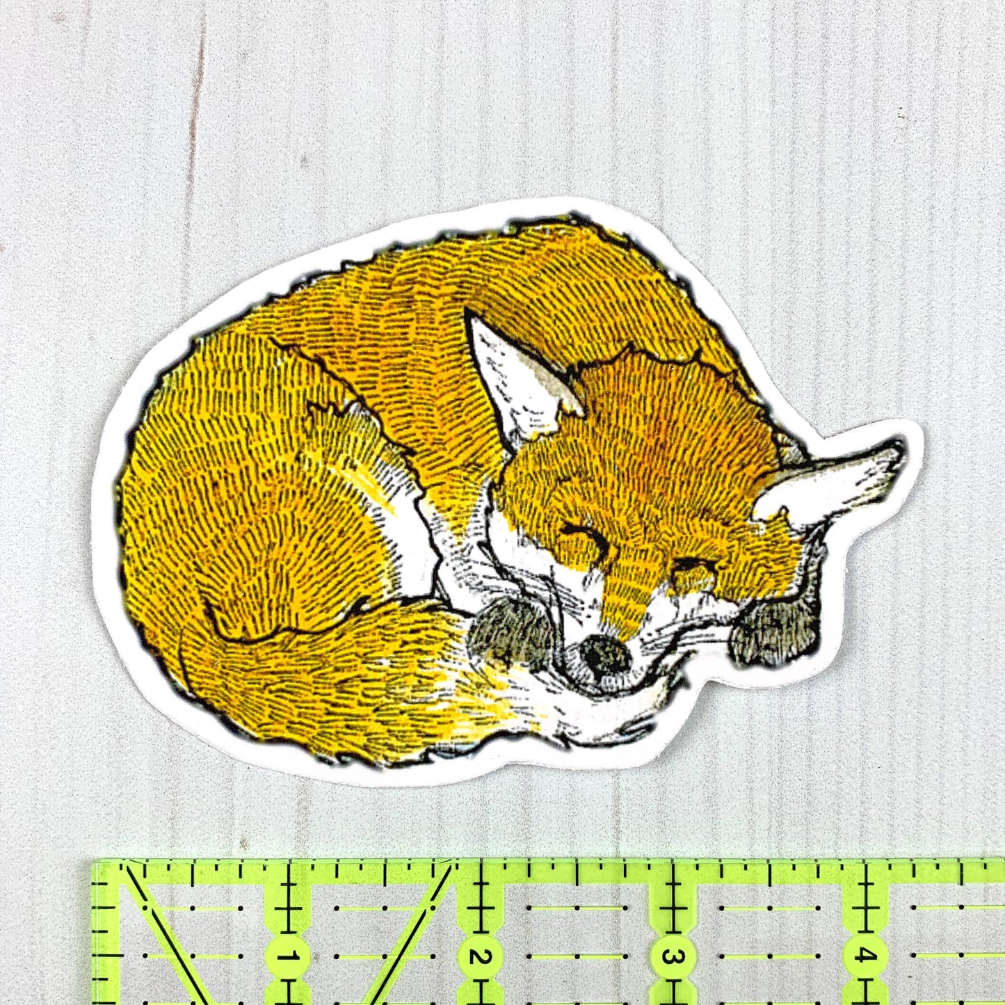 Sleeping Fox Vinyl Sticker