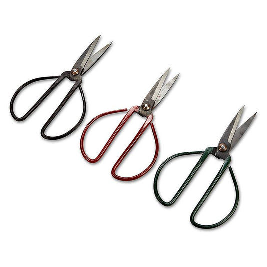 Medium Flower Stem Shears - 3 Asst Colors - 7" L