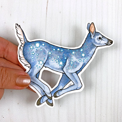 Starry Deer Vinyl Sticker