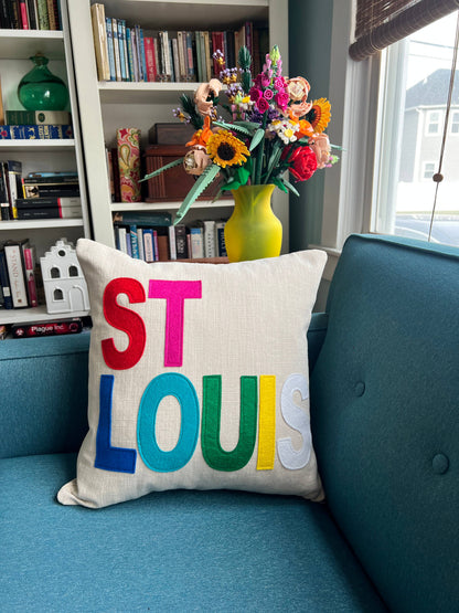 Place Pillow Cover - Customized Place Name: 8 letters / Case + Insert