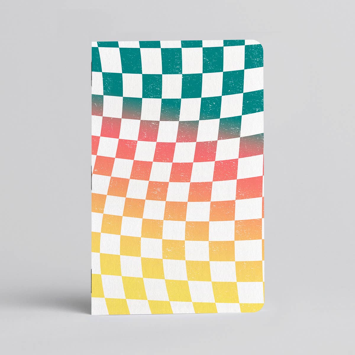 Checkered Dayz Notebook: Multi-colored / Lined / 3.5" x 5.5" 2-pack