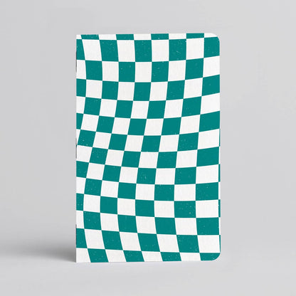 Checkered Dayz Notebook: Multi-colored / Lined / 3.5" x 5.5" 2-pack