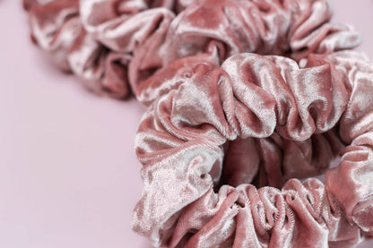 Scrunchie - Mauve Crushed Velvet